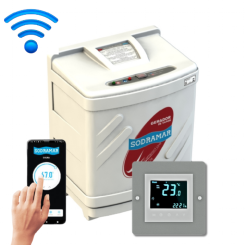 Gerador De Vapor Compact Line 15kw Para Sauna até 25m Cúbicos