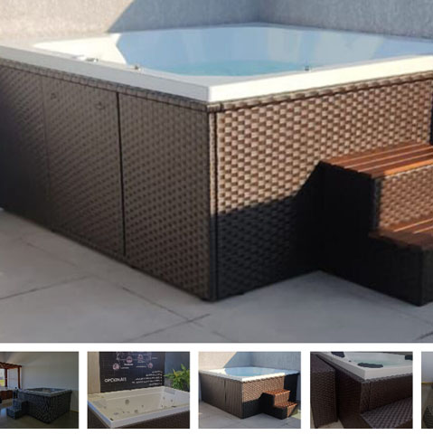 Deck Lateral para Spa