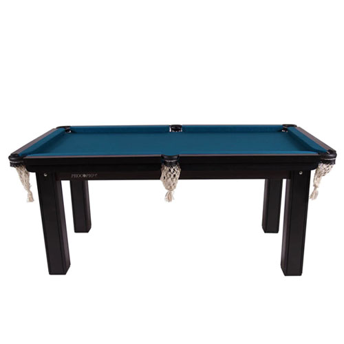 Mesa Sinuca Bilhar MDF 1,85x1,07 com kit Procopio - Azul