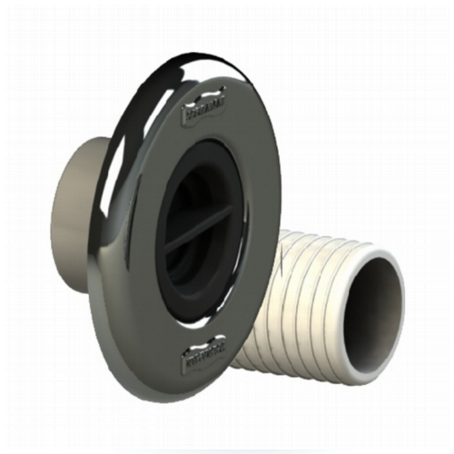 Dispositivo de Aspiração ABS/Inox Pratic 1 1/2´´ para Piscinas de Alvenaria (tubo de 50)